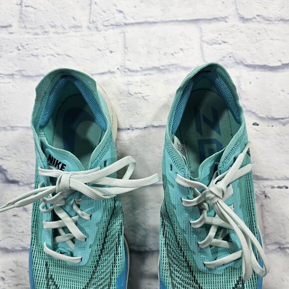 Nike WOMENS SIZE 8.5 ZoomX Vaporfly Next 2 Aurora Green Running Shoes CU4123-300 - Picture 4 of 9